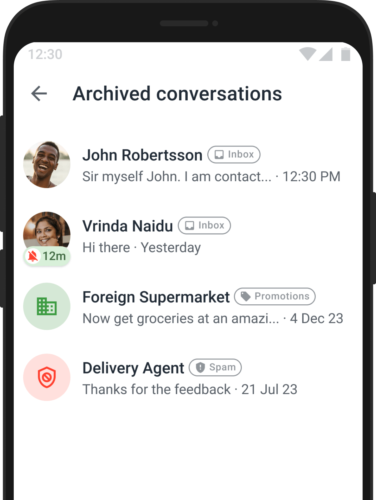 Message Archive Feature in Truecaller